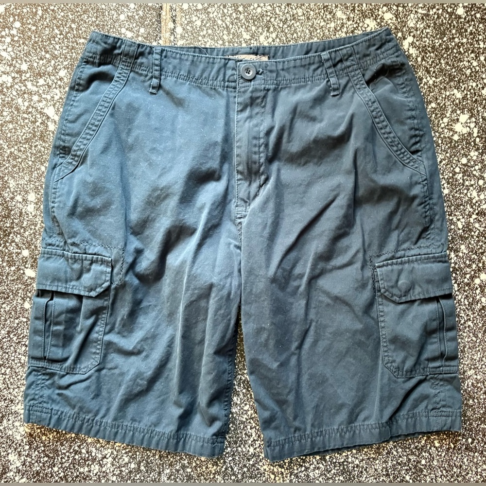 Elixir Men’s Navy Blue Cargo Shorts Size 34
